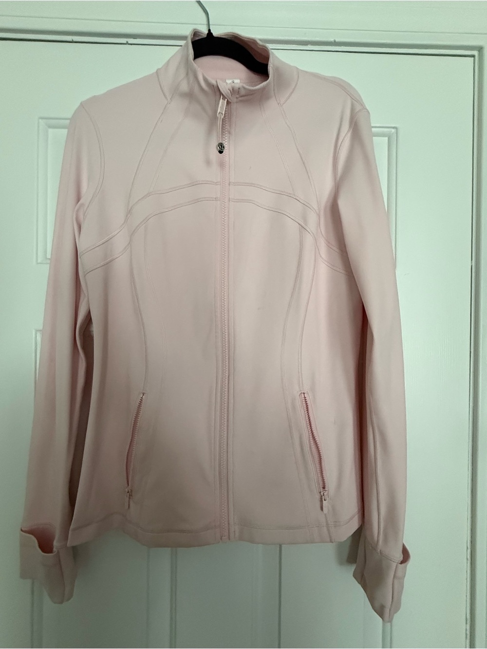 Lululemon Define Jacket size 12 pale pink